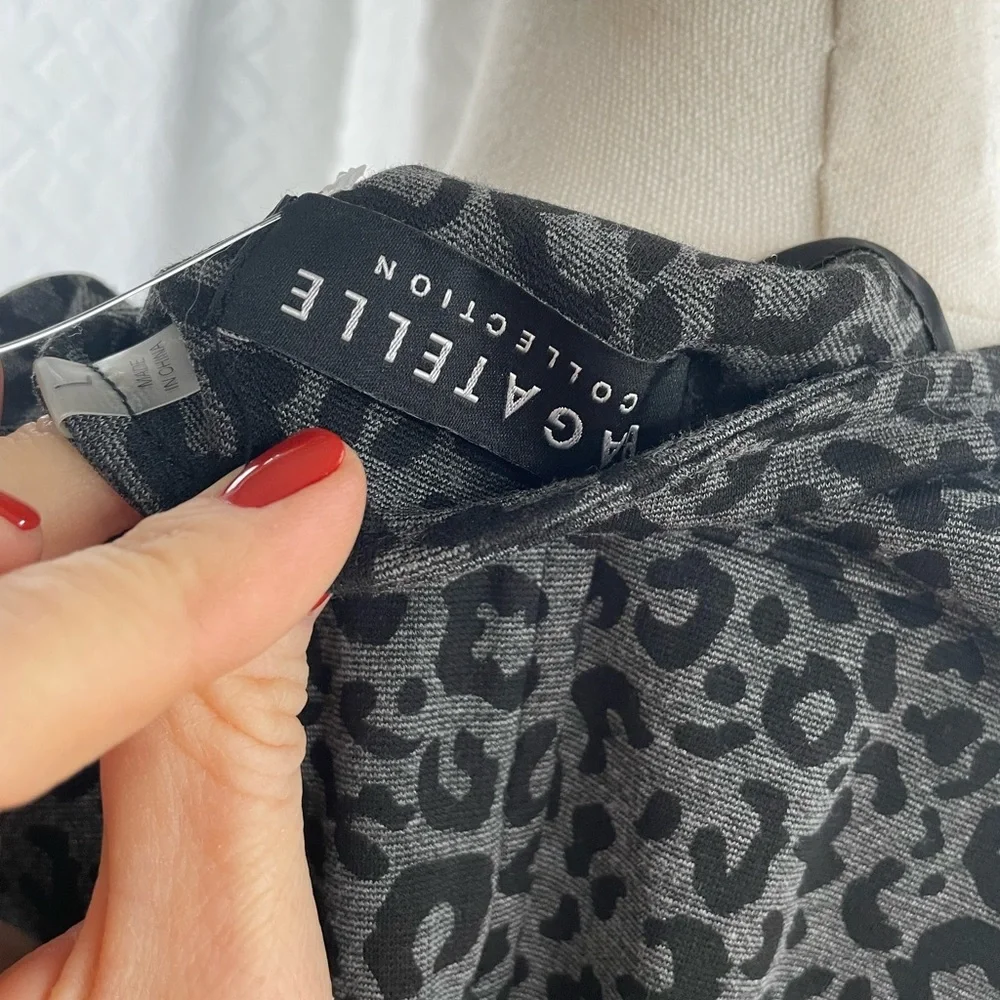 Bagatelle Leopard Print Women's Jacket Spring Large